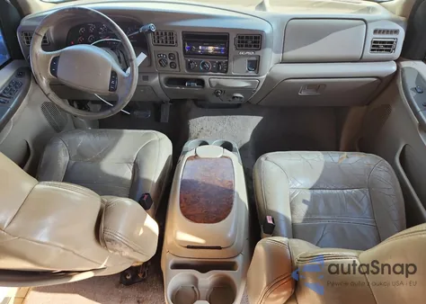 2001 Ford Excursion Limited z USA, uszkodzony, nr VIN 1FMNU43S51EA78496